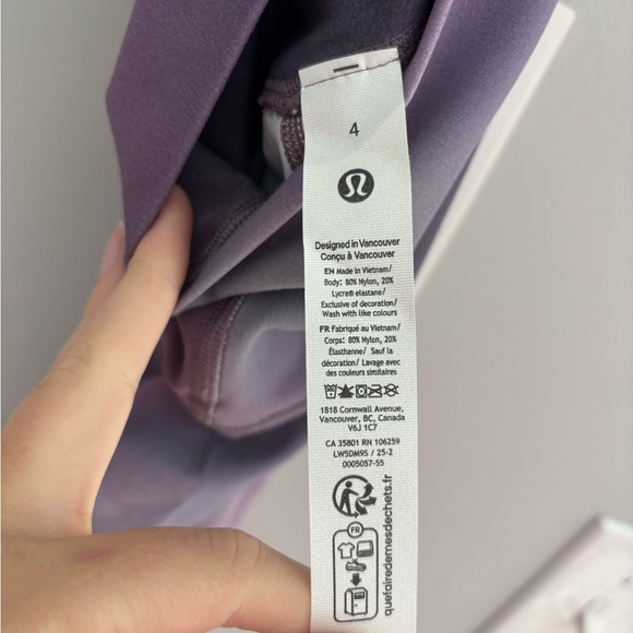 NWT lululemon Align™ High-Rise Pant 28" Aurora Haze Purple Multi Size 4 - Picture 3 of 7